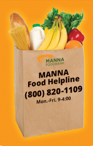 MANNA food helpline graphic