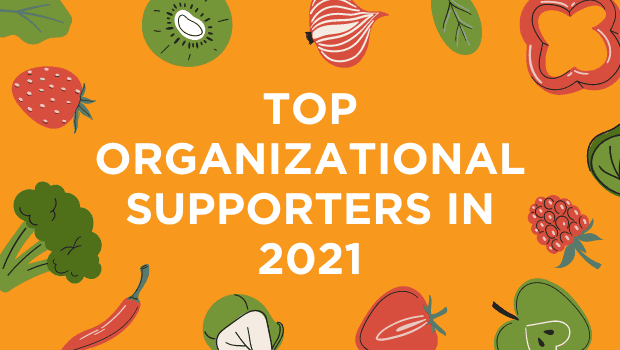 Top Organizational Supporters in 2021