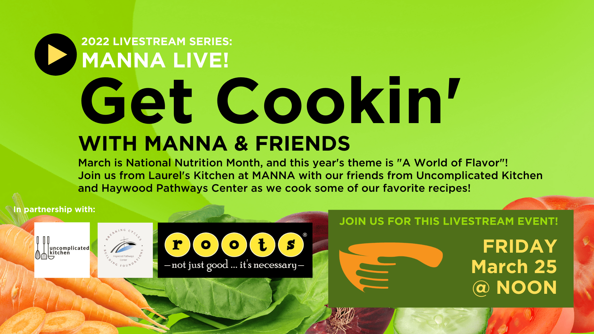 Get Cookin’ with MANNA & Friends